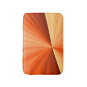 Tapis De Bain Moderne Abstrait Graphique Fractal Orange Rouge Va (Devant (Vertical))