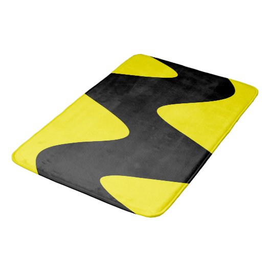 Tapis De Bain Moderne Black River Sage Green (Angle)