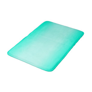 Tapis De Bain Moderne dégradé vert Aquarelle nature motif