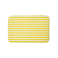 Moderne Elégant Modèle Jaune Blanc rayé Petit