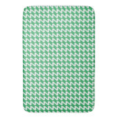 Tapis De Bain Moderne Sharp Waves Sea Green et blanc (devant Vertical)