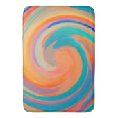 Tapis De Bain Moderne Swirl Abstract Art #8 (devant Vertical)