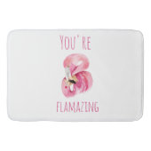 Tapis De Bain Moderne Vous Flamazirez Beauté Flamant rose rose (Devant)