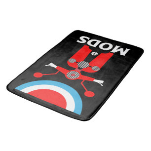 Tapis De Bain Mods Et Rockers Anglais D'Inspiration vintage