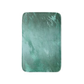 Tapis De Bain Molten Jade | Marbre de luxe Emerald Green (Devant (Vertical))