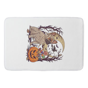 Tapis De Bain Momie d'Halloween Chien Bouledogue Français Citrou