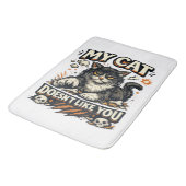 Tapis De Bain Mon Chat Ne T'Aime Pas Rétro (Angle)