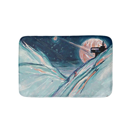Tapis De Bain Mon futur chez soi dans l'espace (Devant)