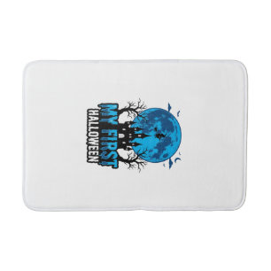 Tapis De Bain Mon premier Halloween Vintage Château Hanté Bébé S