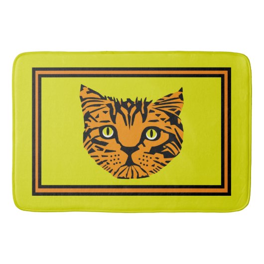 Tapis De Bain Mon visage bébé tigre (Devant)