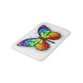 Tapis De Bain Monarque papillon arc-en-ciel (Angle)