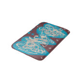 Tapis De Bain Monde d'amour bain Mat (Angle)