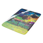 Tapis De Bain Mondes Zombie Galaxie d'Halloween (Angle)