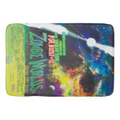 Tapis De Bain Mondes Zombie Galaxie d'Halloween (Devant)