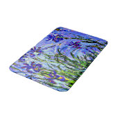 Tapis De Bain Monet - Lilac Irises (Angle)