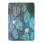 Tapis De Bain Monet - Lys d'eau (bleu) (devant Vertical)