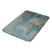 Tapis De Bain Monet Sunrise Marine Impressionnisme peinture (Angle)