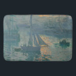 Tapis De Bain Monet Sunrise Marine Impressionnisme peinture<br><div class="desc">La peinture de Claude Monet Sunrise (Marine) est une célèbre peinture de l'impressionniste français Claude Monet peinte en 1872. Sunrise (Marine) a été peint en plein air,  ou "à l'extérieur" et présente ses coups de pinceau informels et spontanés.</div>