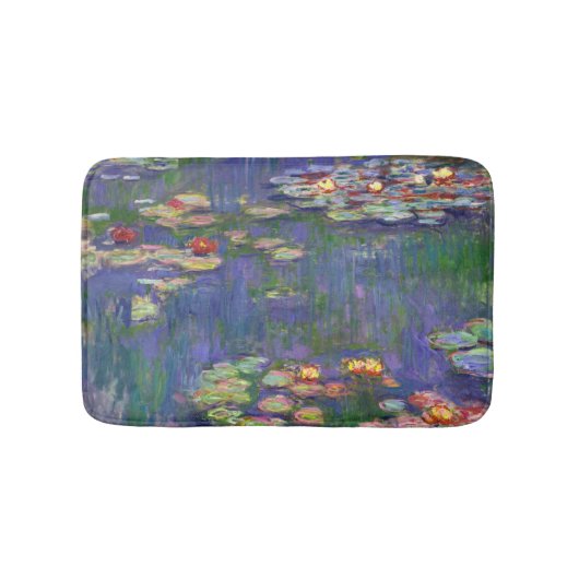 Tapis De Bain Monet Water Lilies Chef-d'oeuvre Peinture (Devant)