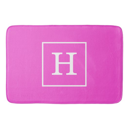 Tapis De Bain Monogram initial (Devant)