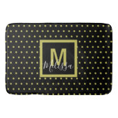 Tapis De Bain Monograme de Black Golden Circle (Devant)