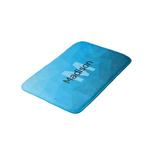 Tapis De Bain Monogramme à motif géométrique en maille dégradé c