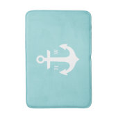 Tapis De Bain Monogramme Ancre Seaglass (Devant (Vertical))