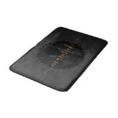 Tapis de bain monogramme avec style de nom personn (Angle)