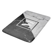 Tapis De Bain Monogramme de marbre (Angle)
