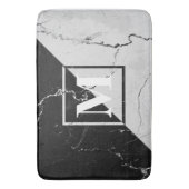 Tapis De Bain Monogramme de marbre (devant Vertical)