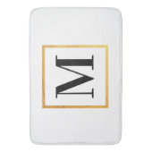 Tapis De Bain Monogramme d'or (devant Vertical)