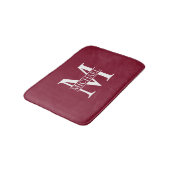 Tapis De Bain Monogramme et nom personnalisés (Angle)