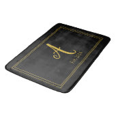 Tapis De Bain Monogramme familial (Angle)