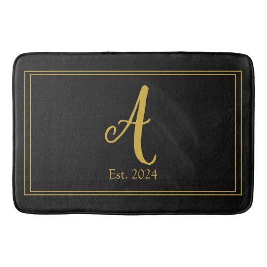 Tapis De Bain Monogramme familial (Devant)