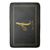 Tapis De Bain Monogramme familial (devant Vertical)