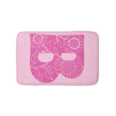Tapis De Bain monogramme floral B lettre majuscule (Devant)
