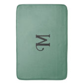 Tapis De Bain Monogramme initial Alexandrite BijouTone Couleur s (devant Vertical)