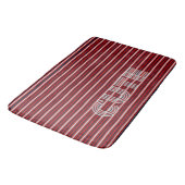 Tapis De Bain Monogramme moderne trié (Angle)