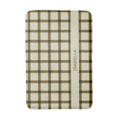 Tapis De Bain Monogramme personnalisé (Devant (Vertical))