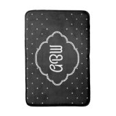 Tapis De Bain Monogramme | POIS (Devant (Vertical))