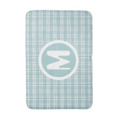 Tapis De Bain Monogramme Turquoise Pépinière pour bébés (Devant (Vertical))