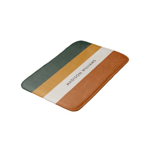 Tapis De Bain monogrammed, nom, (Angle)