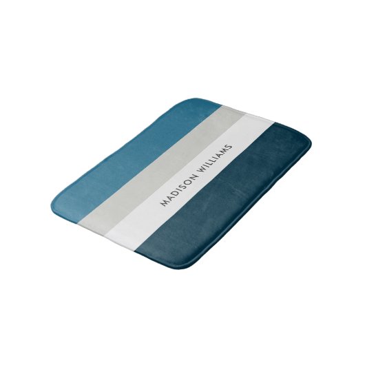 Tapis De Bain monogrammed, nom, (Angle)