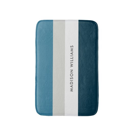 Tapis De Bain monogrammed, nom, (Devant (Vertical))