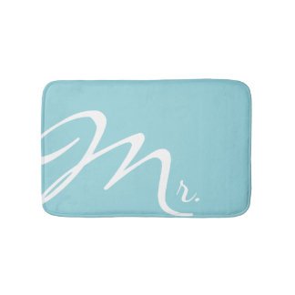 Tapis de bain Monsieur Aquamarine