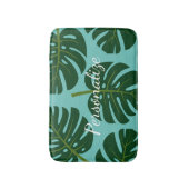 Tapis De Bain Monstera Deliciosa feuille de palmier natte (Devant (Vertical))