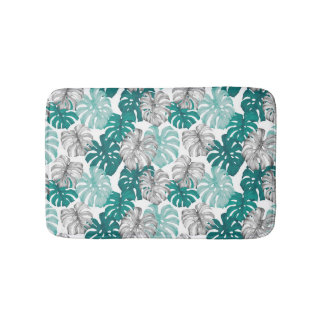 Tapis De Bain Monstera Duo Tone : Tropiques minimes