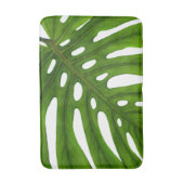 Tapis De Bain Monstera Leaf Botanique Design Mat de bain (Devant (Vertical))