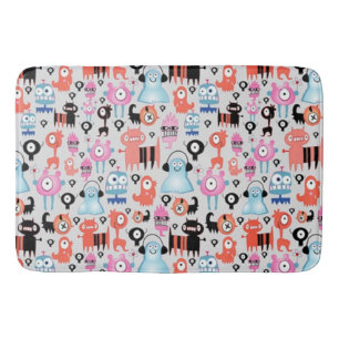 Tapis De Bain Monstres funky
