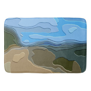 TAPIS DE BAIN MONTAGNE